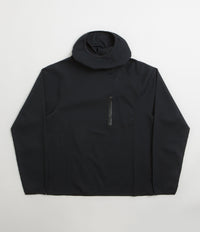 Purple Mountain Observatory Waffle Balaclava Hoodie in Black