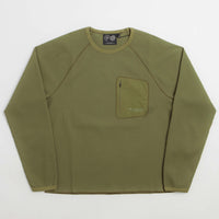 Purple Mountain Observatory Waffle Long Sleeve T-Shirt - Olive thumbnail