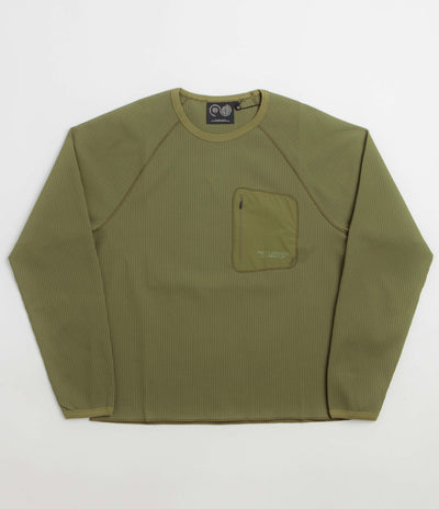 Purple Mountain Observatory Waffle Long Sleeve T-Shirt - Olive