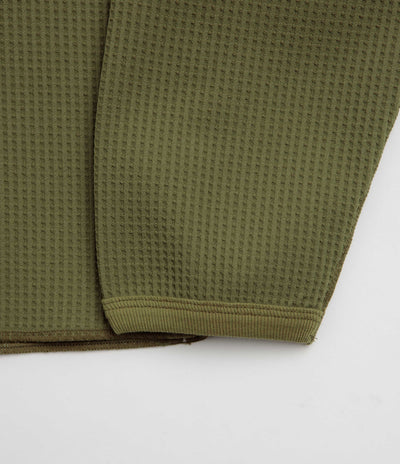 Purple Mountain Observatory Waffle Long Sleeve T-Shirt - Olive