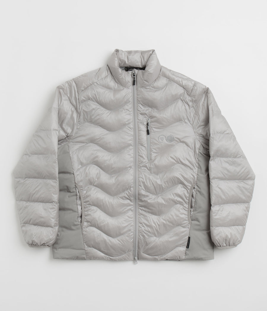 Purple Mountain Observatory Waves Light Puffer Jacket in Grey