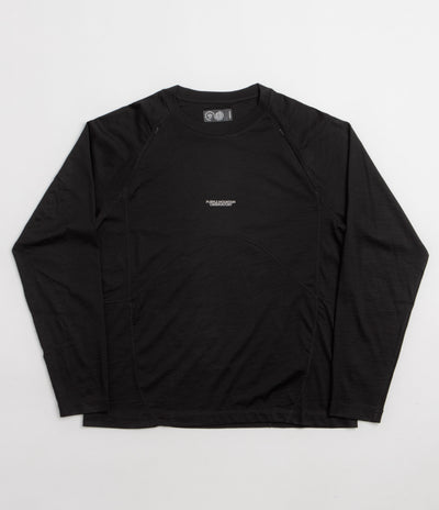 Purple Mountain Observatory Wool Performance Long Sleeve T-Shirt - Black