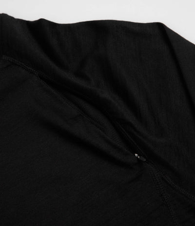 Purple Mountain Observatory Wool Performance Long Sleeve T-Shirt - Black
