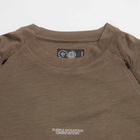 Purple Mountain Observatory Wool Performance Long Sleeve T-Shirt - Khaki thumbnail