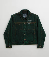 Rassvet Lined Denim Jacket in Green
