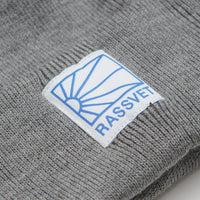 Rassvet Logo Tag Beanie - Light Grey thumbnail