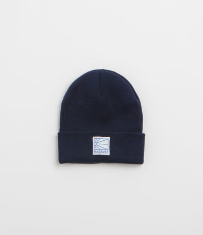 Rassvet Logo Tag Beanie - Navy