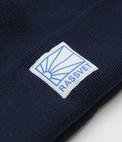 Rassvet Logo Tag Beanie - Navy