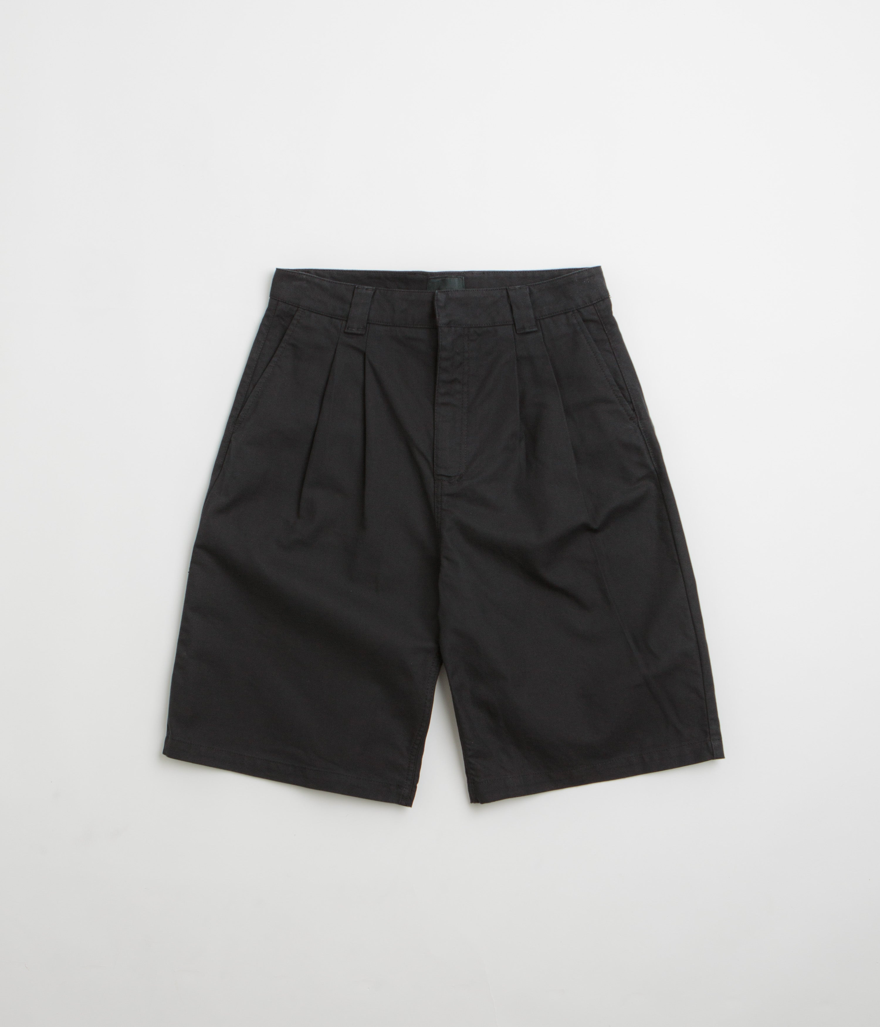 Rassvet Pleated Work Shorts in Black
