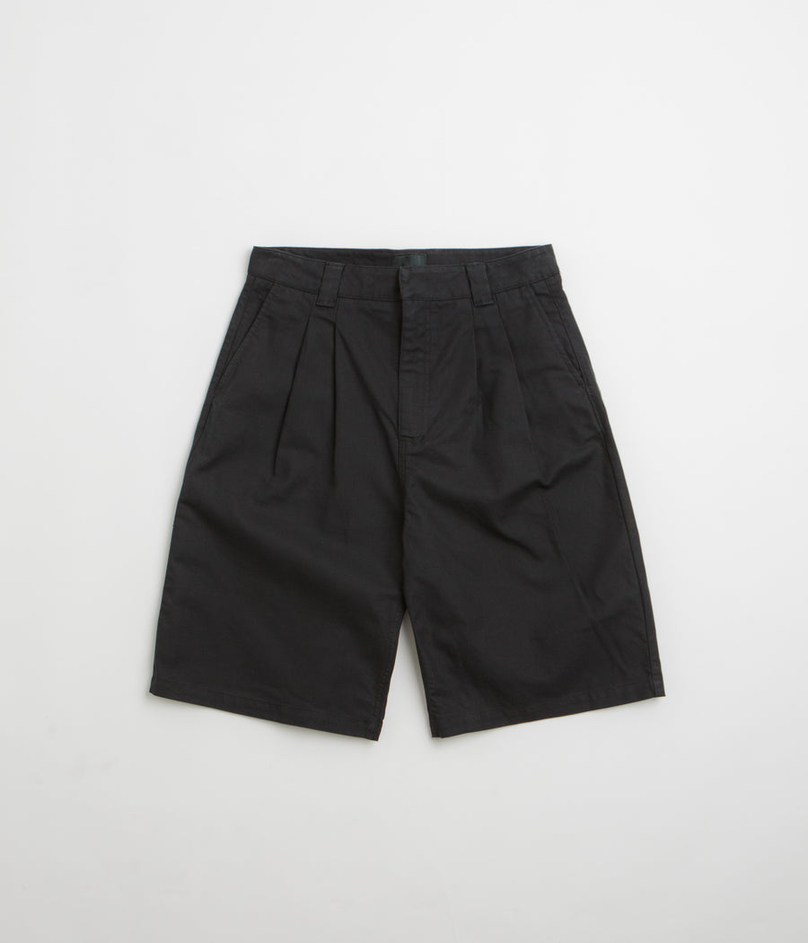 Rassvet Pleated Work Shorts in Black