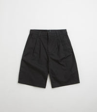 Rassvet Pleated Work Shorts in Black