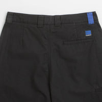 Rassvet Pleated Work Shorts in Black thumbnail