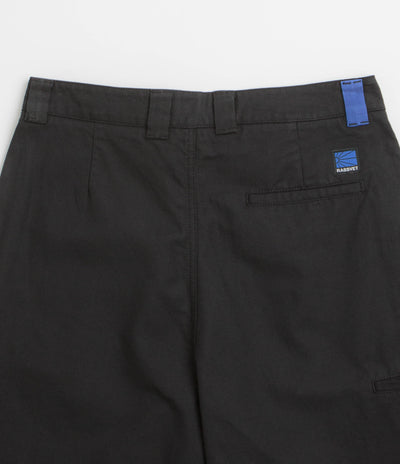 Rassvet Pleated Work Shorts in Black