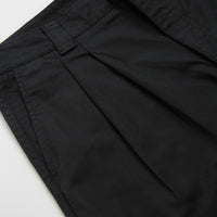 Rassvet Pleated Work Shorts in Black thumbnail