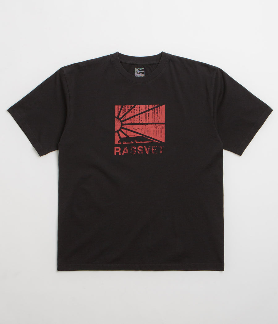 Rassvet Ray Logo T-Shirt in Black