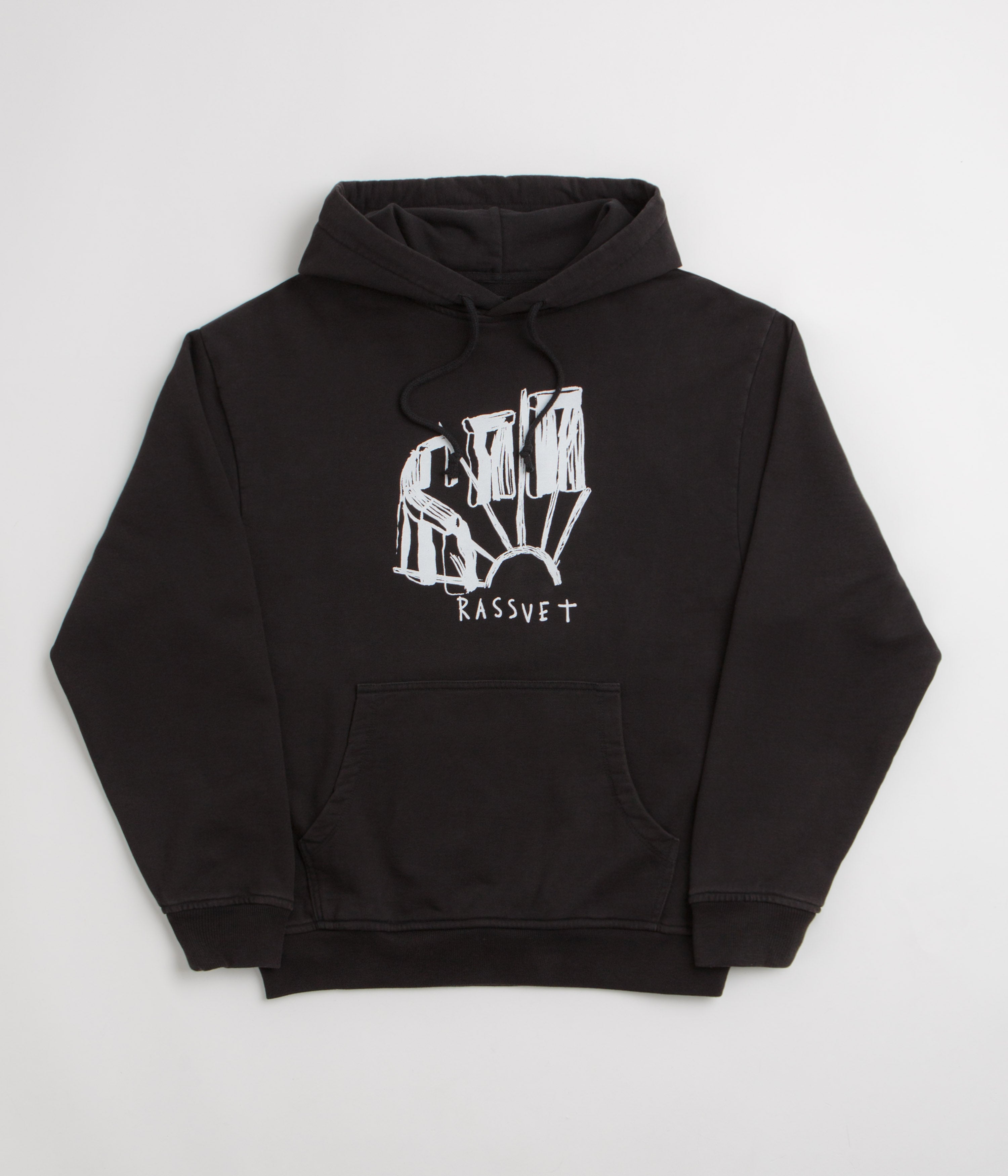 Rassvet x Rock Solid Hoodie in Black