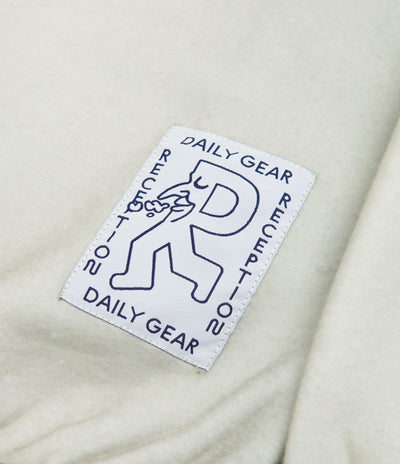 Reception Gradient Snap Neck Sweatshirt in Smoke Green