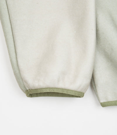 Reception Gradient Snap Neck Sweatshirt in Smoke Green