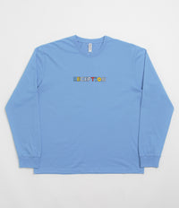 Reception Motto Long Sleeve T-Shirt in Granada Blue