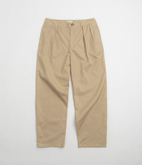 Pop Trading Company Hewitt Suit Pants in White Pepper