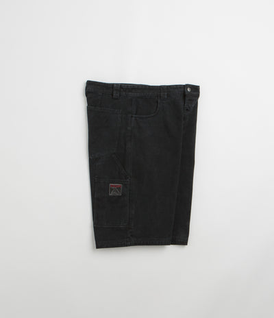 ROA Ash Canvas Shorts in Washed Black