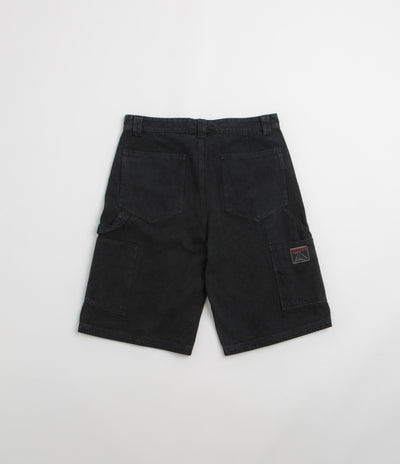 ROA Ash Canvas Shorts in Washed Black