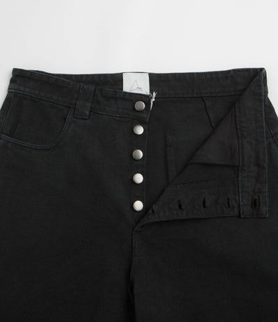 ROA Ash Canvas Shorts in Washed Black