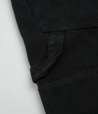 ROA Ash Canvas Shorts in Washed Black