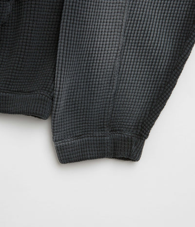 ROA Bee Sun Faded Zip Up Hoodie - Black