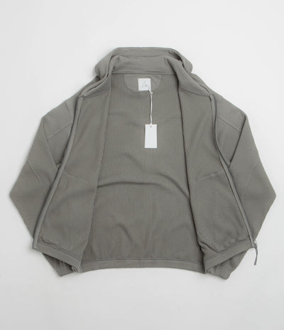 ROA Bee Sun Faded Zip Up Hoodie in Grey