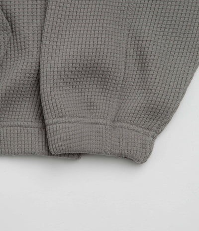 ROA Bee Sun Faded Zip Up Hoodie in Grey