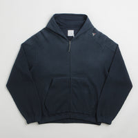ROA Bee Sun Faded Zip Up Hoodie in Navy thumbnail