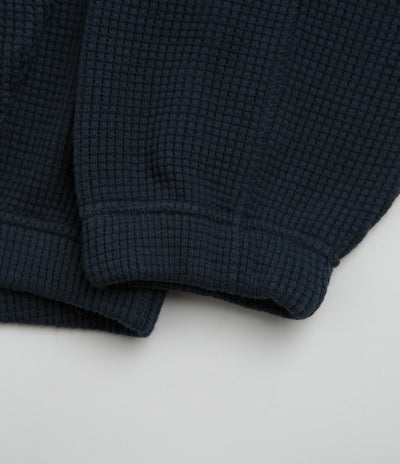 ROA Bee Sun Faded Zip Up Hoodie in Navy