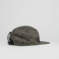 ROA Bri Melted Print Open Weave Cap - Dark Olive thumbnail