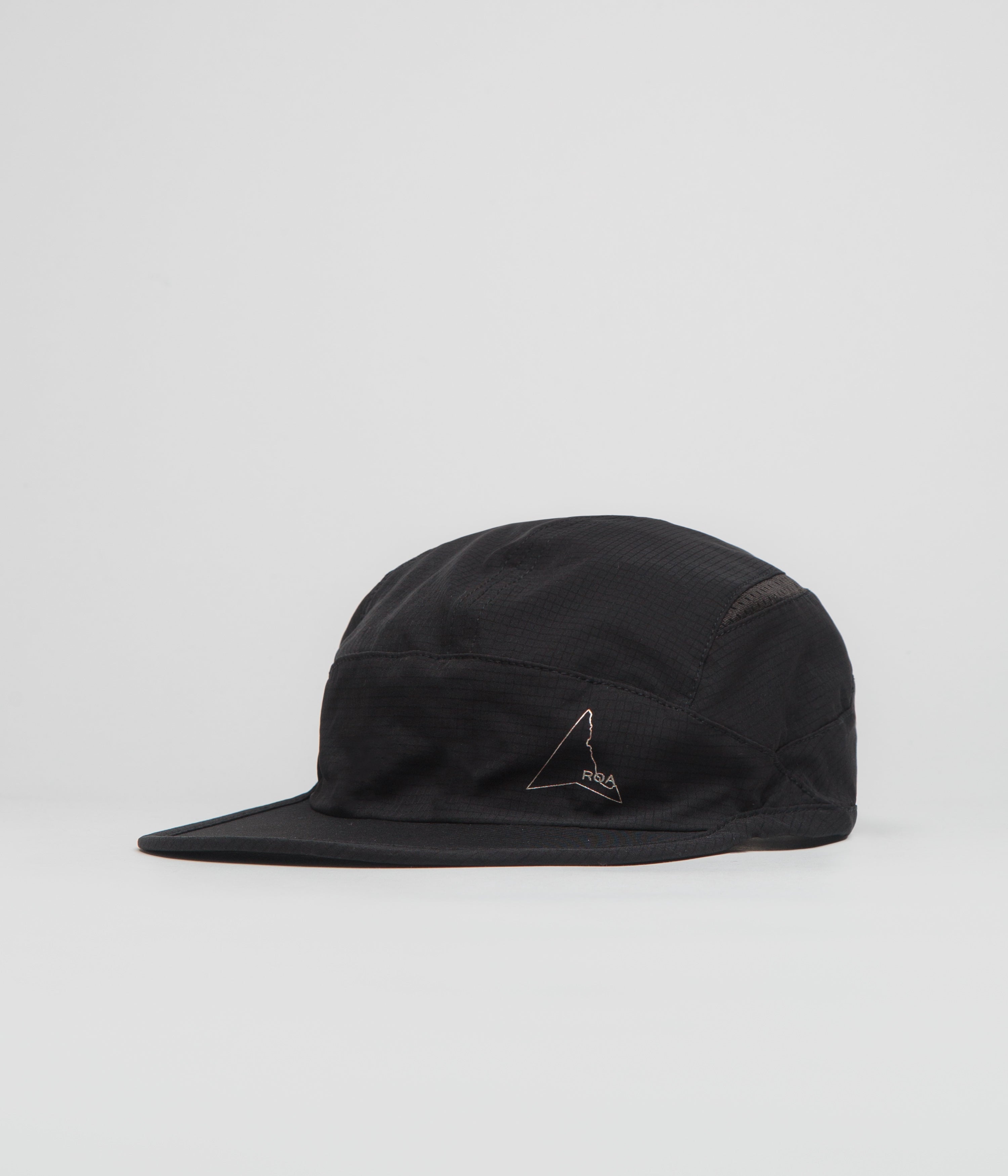 ROA Bri Open Weave Cap in Black