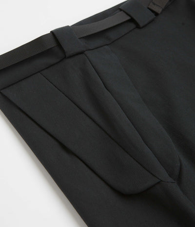 ROA Buckle Chino Trousers in Black