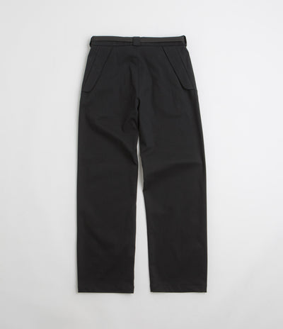 ROA Buckle Chino Trousers in Black
