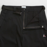 ROA Buckle Chino Trousers in Black thumbnail