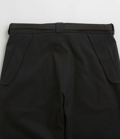 ROA Buckle Chino Trousers in Black