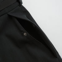 ROA Buckle Chino Trousers in Black thumbnail