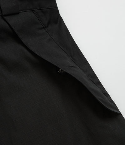 ROA Centipede Buckle Chino Pants in Black