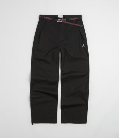 ROA Centipede Buckle Chino Pants in Black