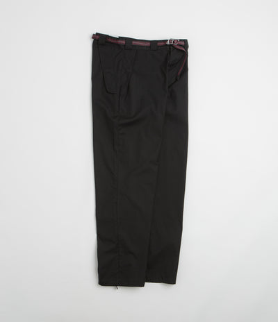 ROA Centipede Buckle Chino Pants in Black