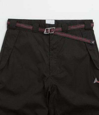 ROA Centipede Buckle Chino Pants in Black