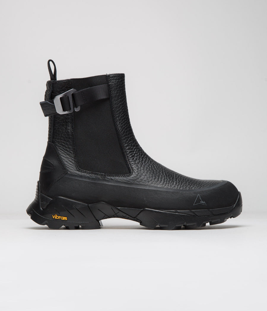 ROA Chelsea Boots in Black and Black