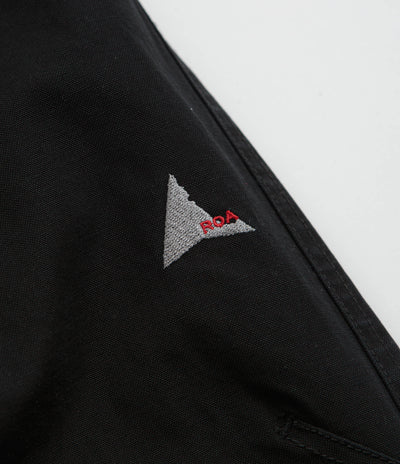 ROA Crimp Shaped Cotton Pants in Anthracite