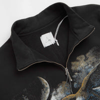 ROA Fai Half Zip Sweatshirt - Washed Black thumbnail
