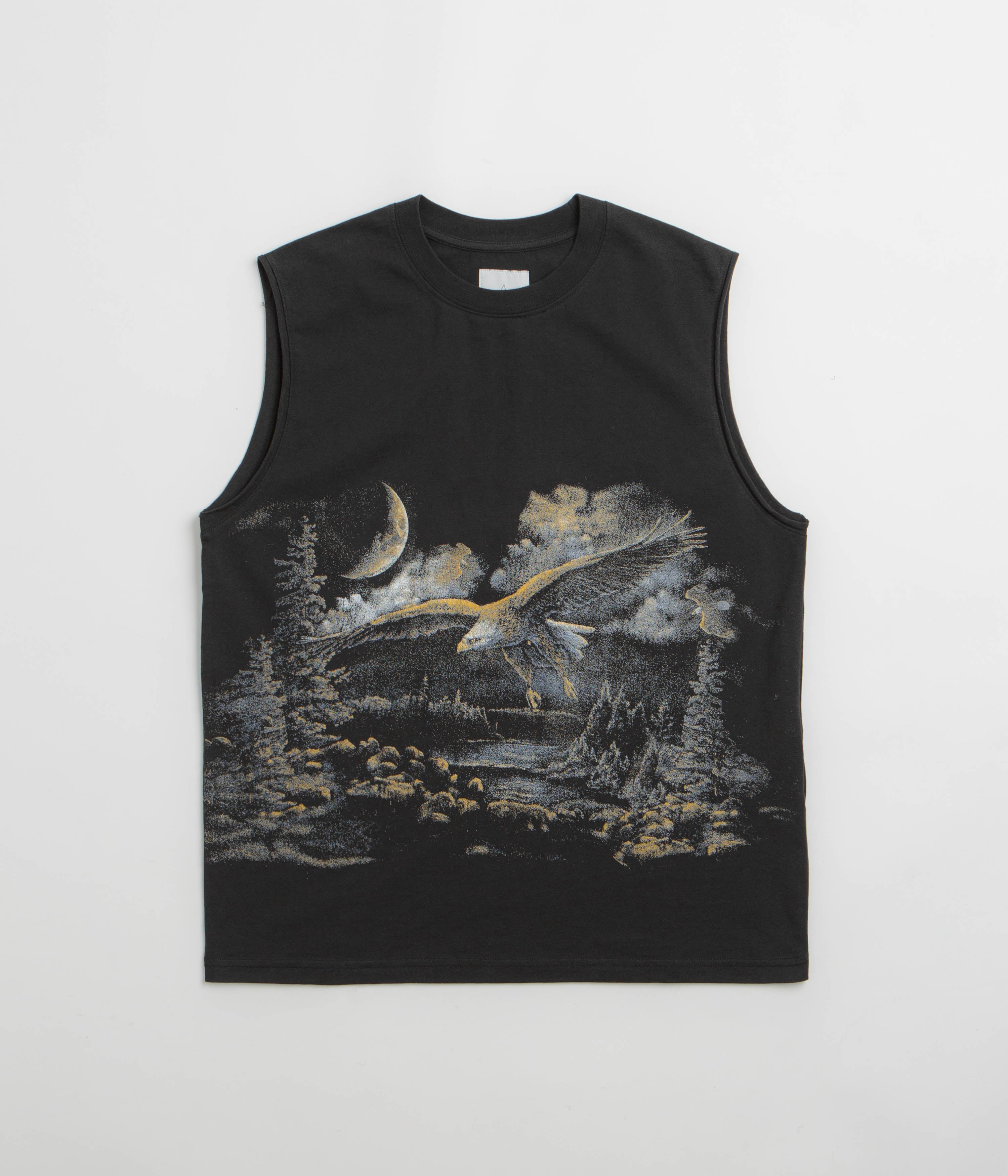 ROA Fai Sleeveless T-Shirt in Washed Black