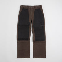 ROA Fomes Double Knee Pants - Dark Brown / Black thumbnail
