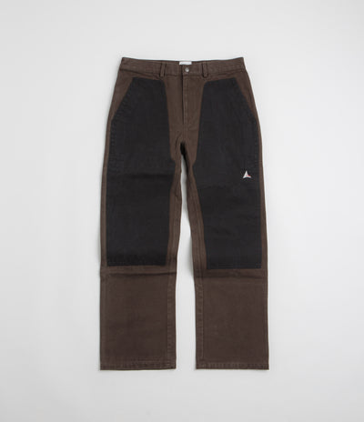 ROA Fomes Double Knee Pants - Dark Brown / Black